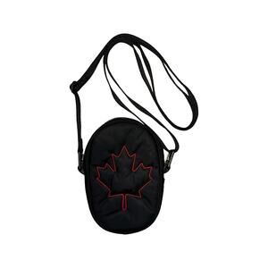Lululemon Team Canada Future Legacy Crossbody Bag Black Maple Leaf Olympic Gear